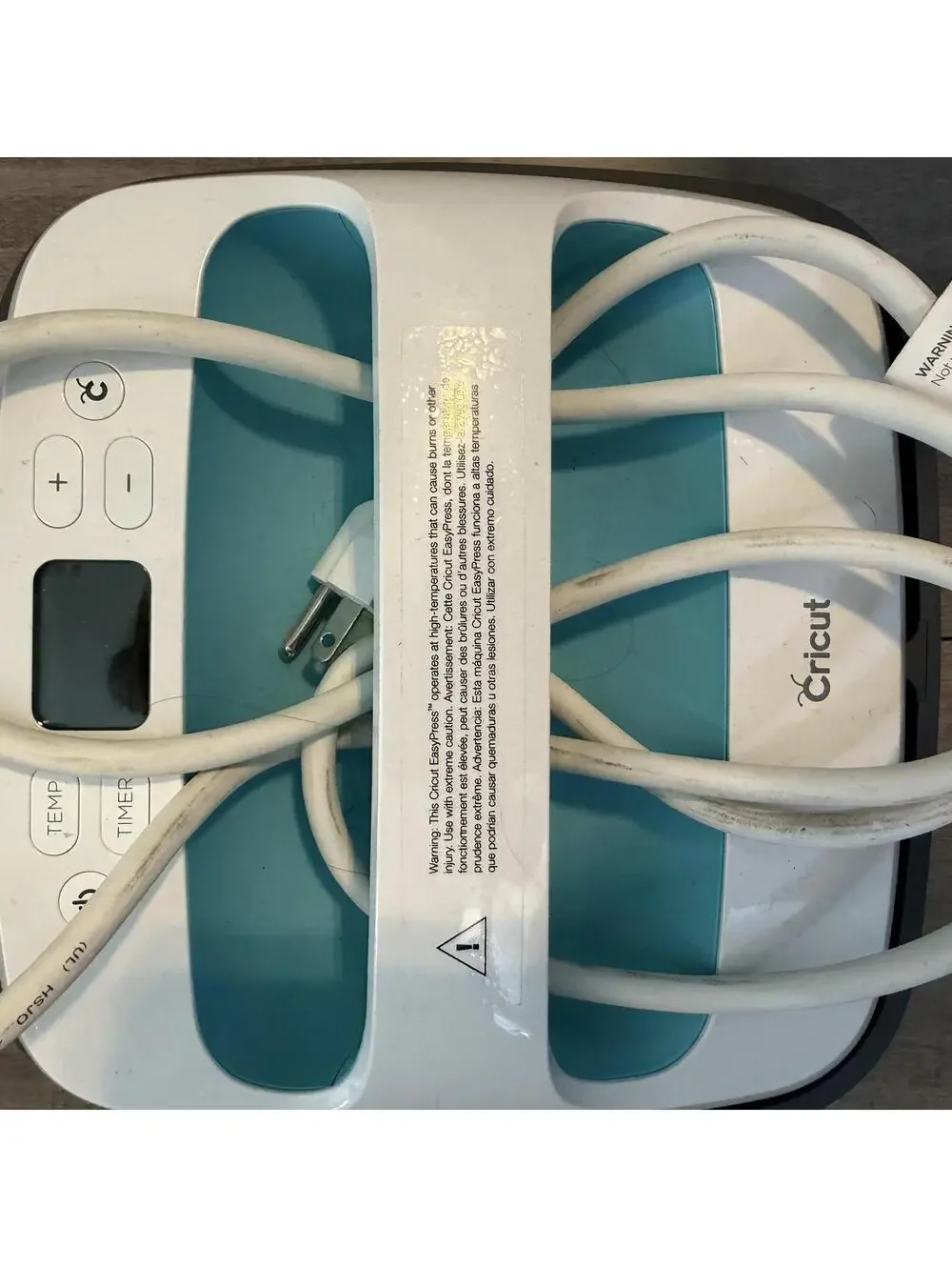 Cricut EasyPress 2 Heat Press Machine - White and Blue